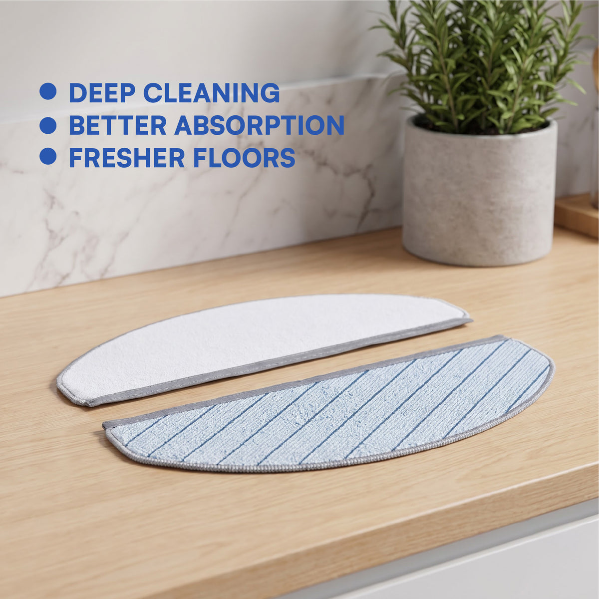 Alien Mop Compatible with Ecovacs N20 Pro, N30, N30 Plus & Ozmo Pro 2.0 (Pack of 2)