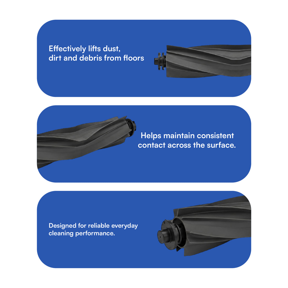 Main Brush Compatible with Dreame X40 Ultra, L50 Ultra CE, L40 Ultra AE, L10s Pro Ultra, L10s Ultra, D20 Ultra, L10 Prime, D10 Plus Gen 2, D10s Plus, D9 Max Gen 2 & F10