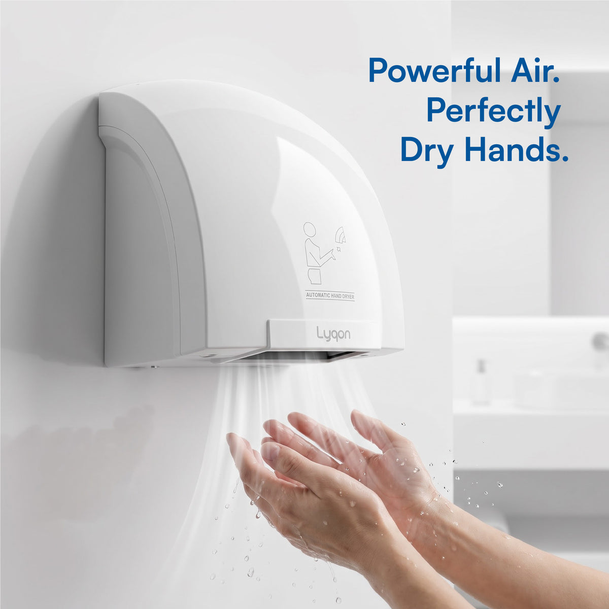 SRL2100H Automatic Hand Dryer | 1800W, 12s Dry Time, Touch-Free