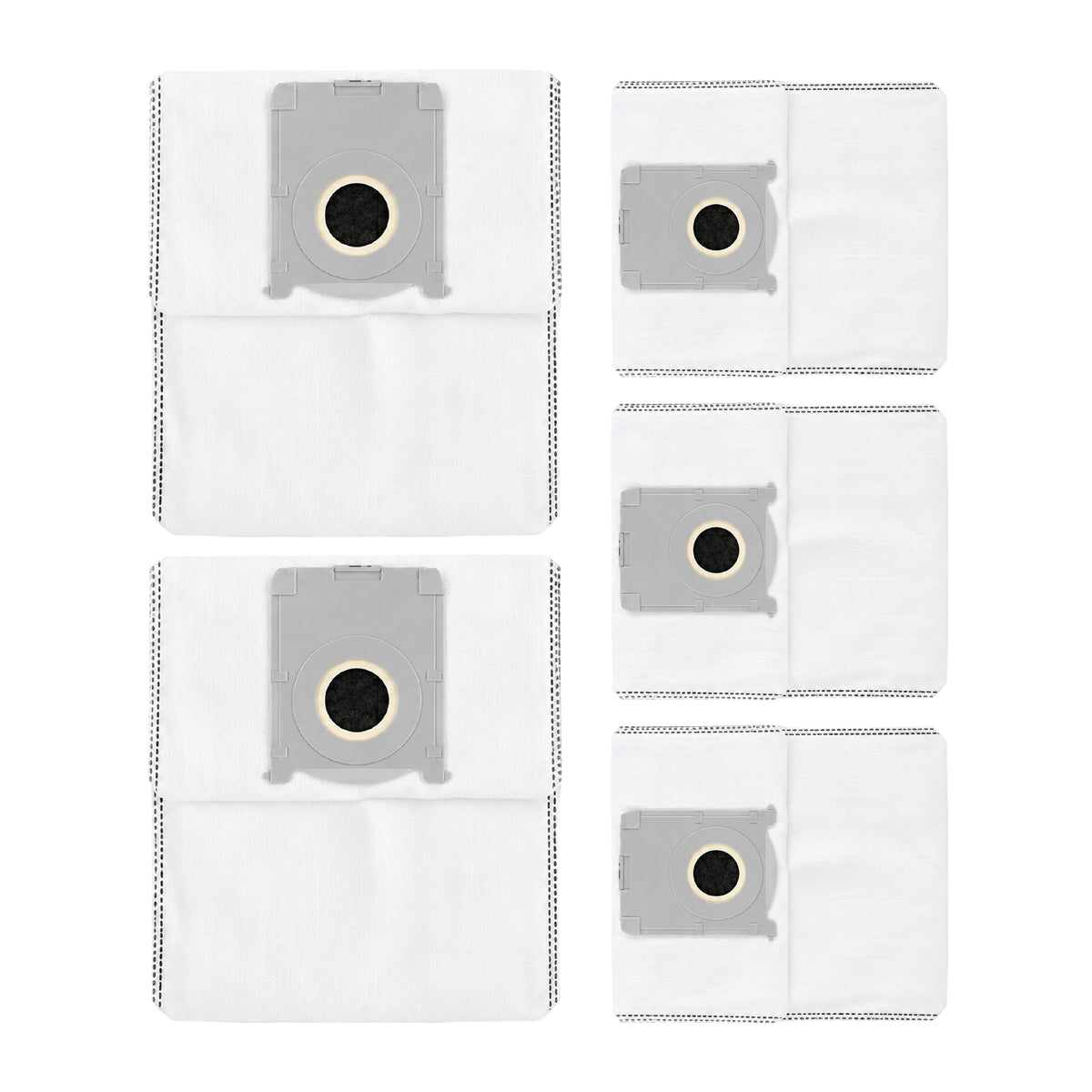 Dust Bag Compatible with Ecovacs Deebot N50 Pro Omni, T50 Pro Omni, T50 Max Pro Omni, T80 Omni, T90 Pro Omni, X8 Pro Omni & T30e Omni (Pack of 5)