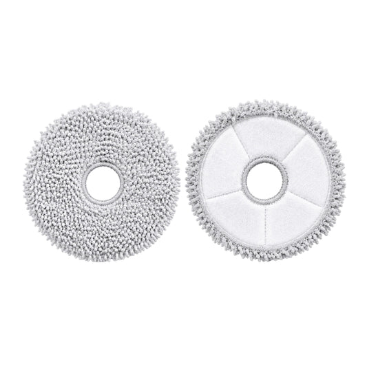 Round Mop Compatible with Ecovacs Deebot N50 Pro Omni, T30e Omni, T50S Pro Omni, T50 Pro Omni, T20 Omni, T30 Pro Omni, T30S Pro Omni & T50 Omni (Pack of 2)