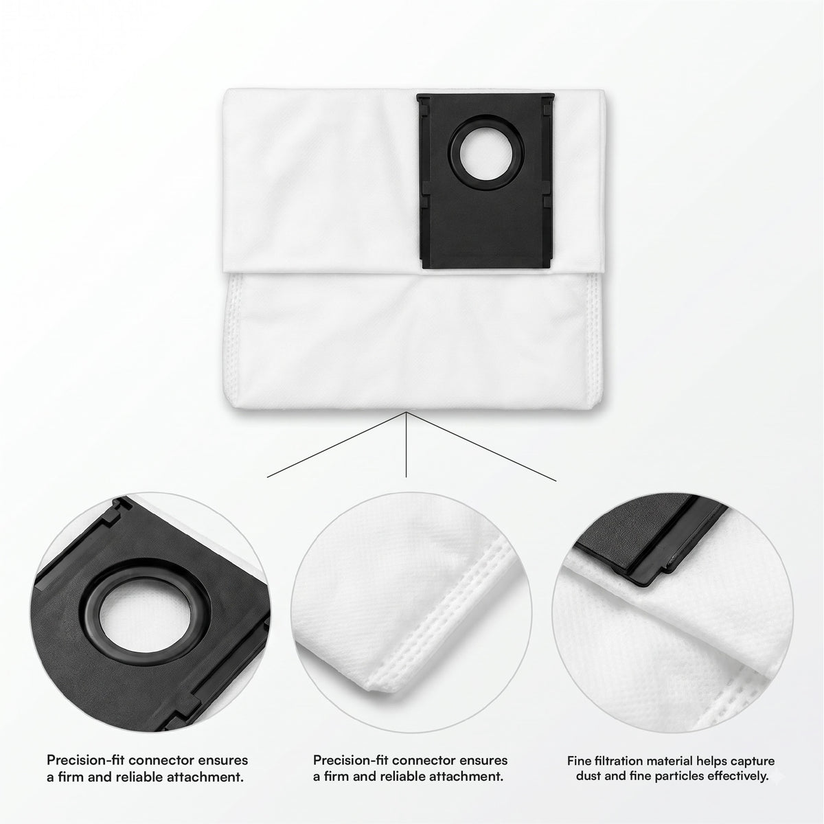 Dust Bag Compatible with Eureka Forbs J 15 Pro (Pack of 2)