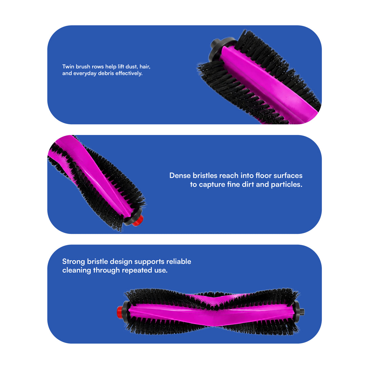 Main Brush Compatible with Eureka Forbs J 15 Pro