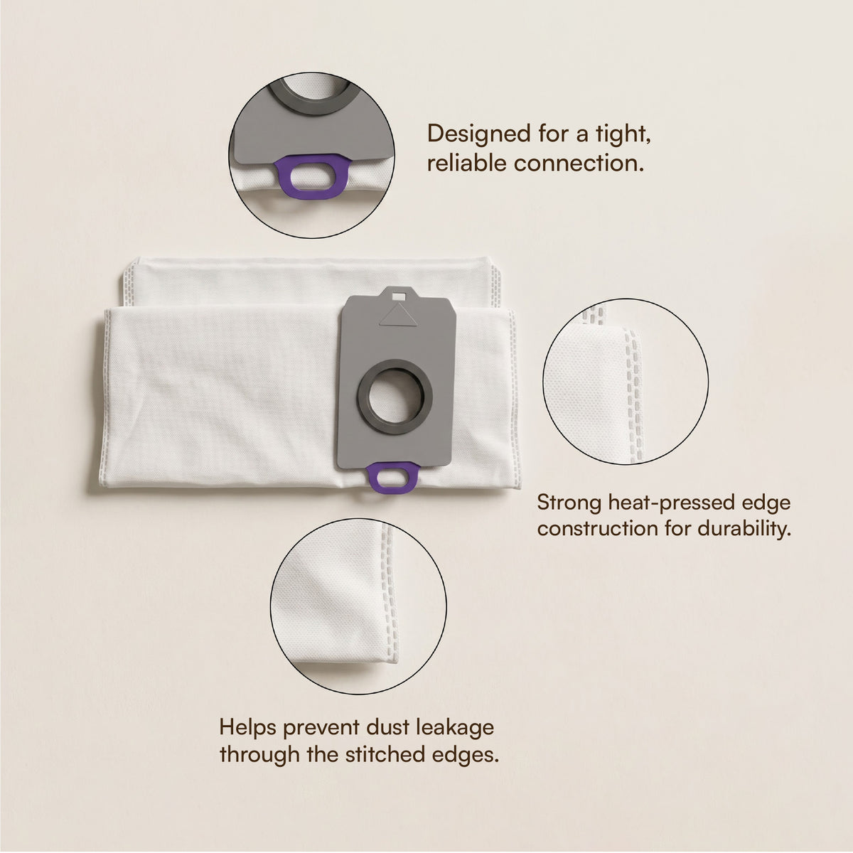 Dust Bag Compatible with Narwal Freo X Ultra, X10 Pro, Z10 Pro, Z Ultra & X Plus (Pack of 5)