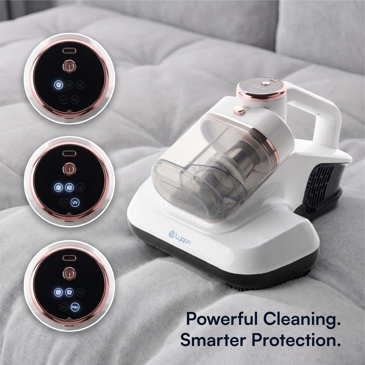LYQON HB-802 Mite Cleaner | 10,000Pa Cordless Bed Vacuum