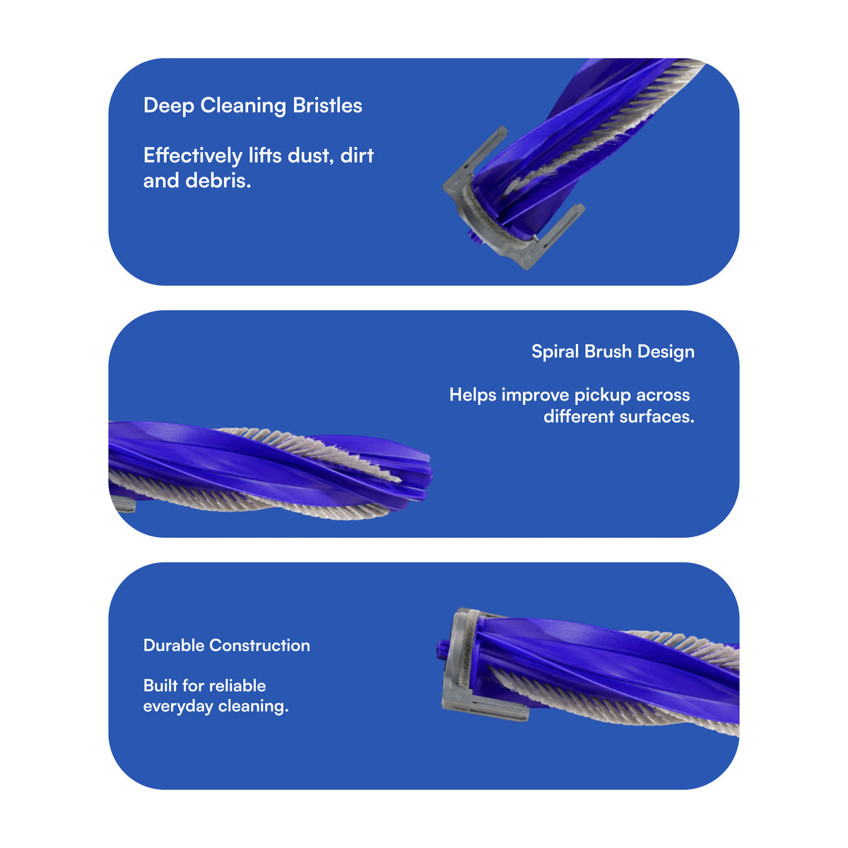 Main Brush Compatible with Narwal Freo X Ultra, X10 Pro, Z10 Pro, Z Ultra & X Plus